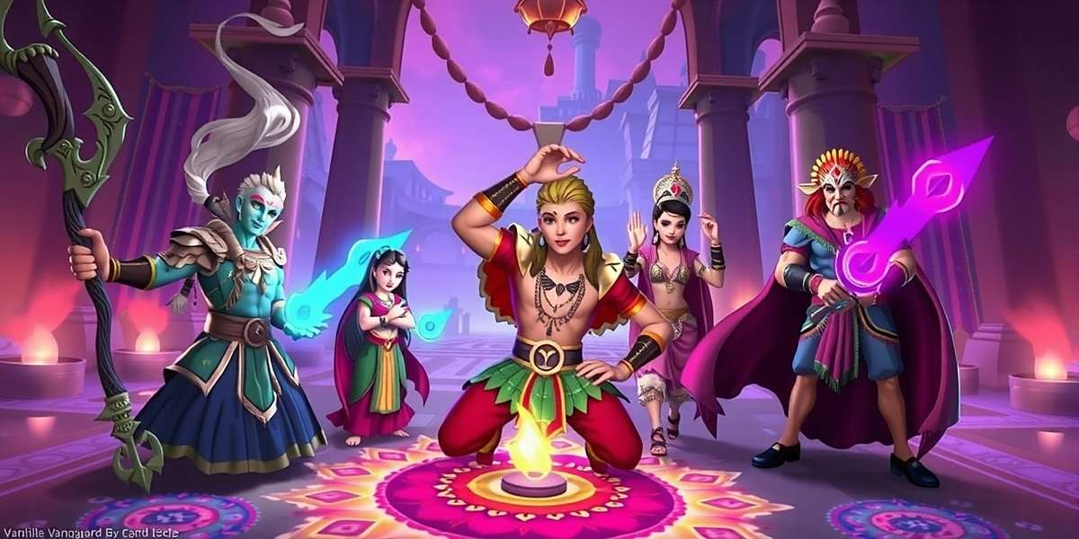 Vanilla Vanguard Brawl - Diwali special event Vanilla Vanguard Brawl Diwali event screenshot showing characters with festive lighting and rangoli patterns in the background