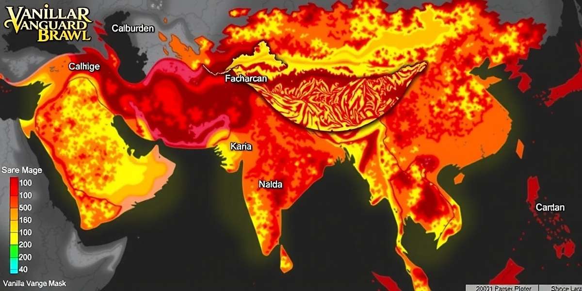 Vanilla Vanguard Brawl - Regional popularity in India Heat map showing Vanilla Vanguard Brawl player density across different regions of India